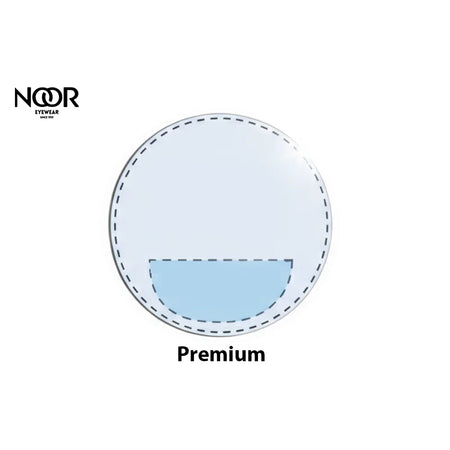 Prescription Bifocal Hidden Normal Clear